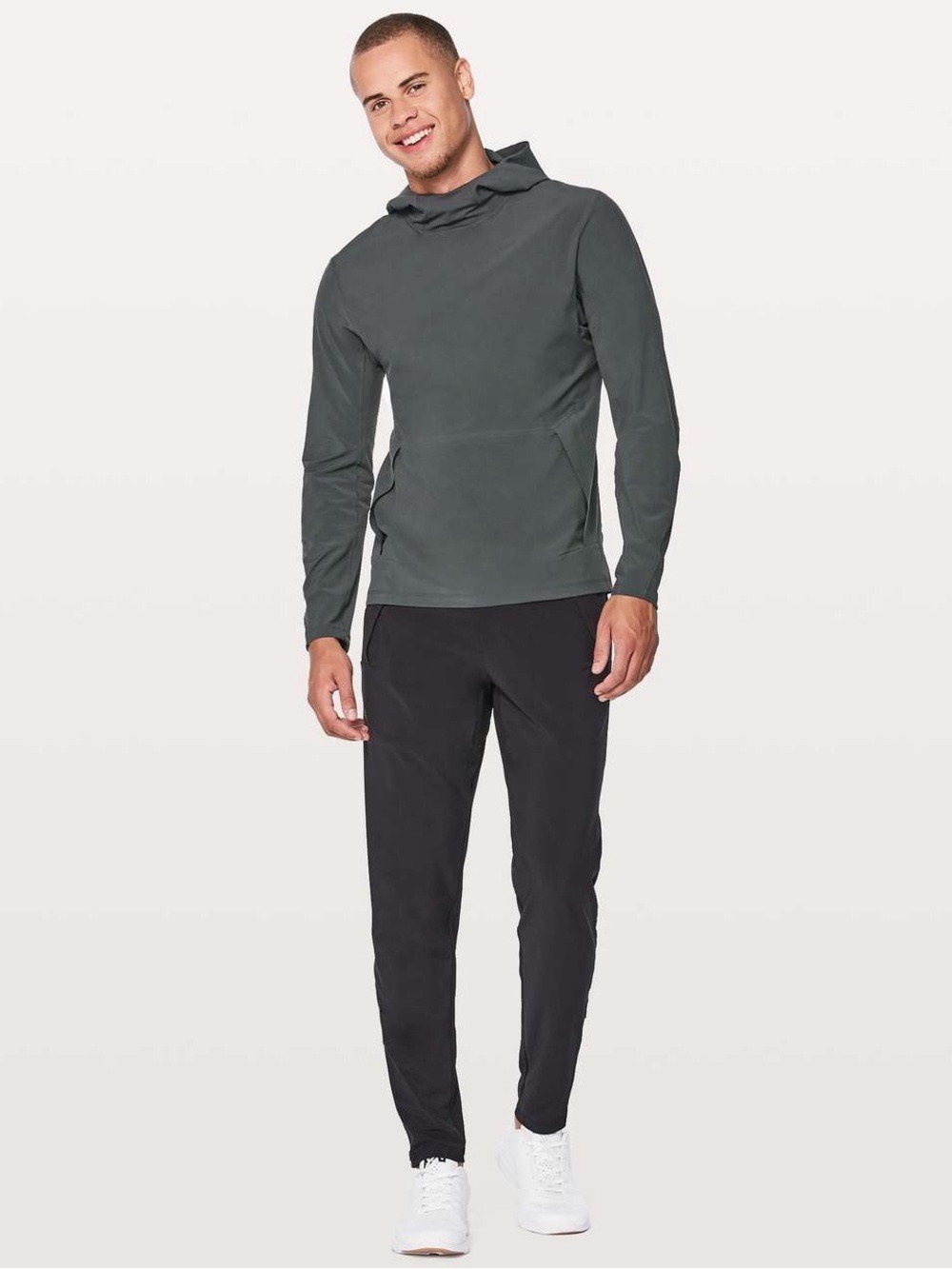 lululemon athletica Men's Slate Gray Hooded Sweater